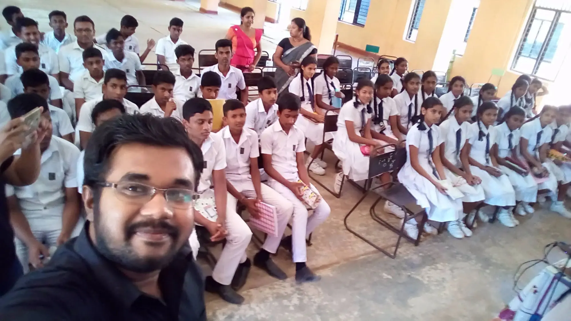 Outreach at Anuradhapura Central College
