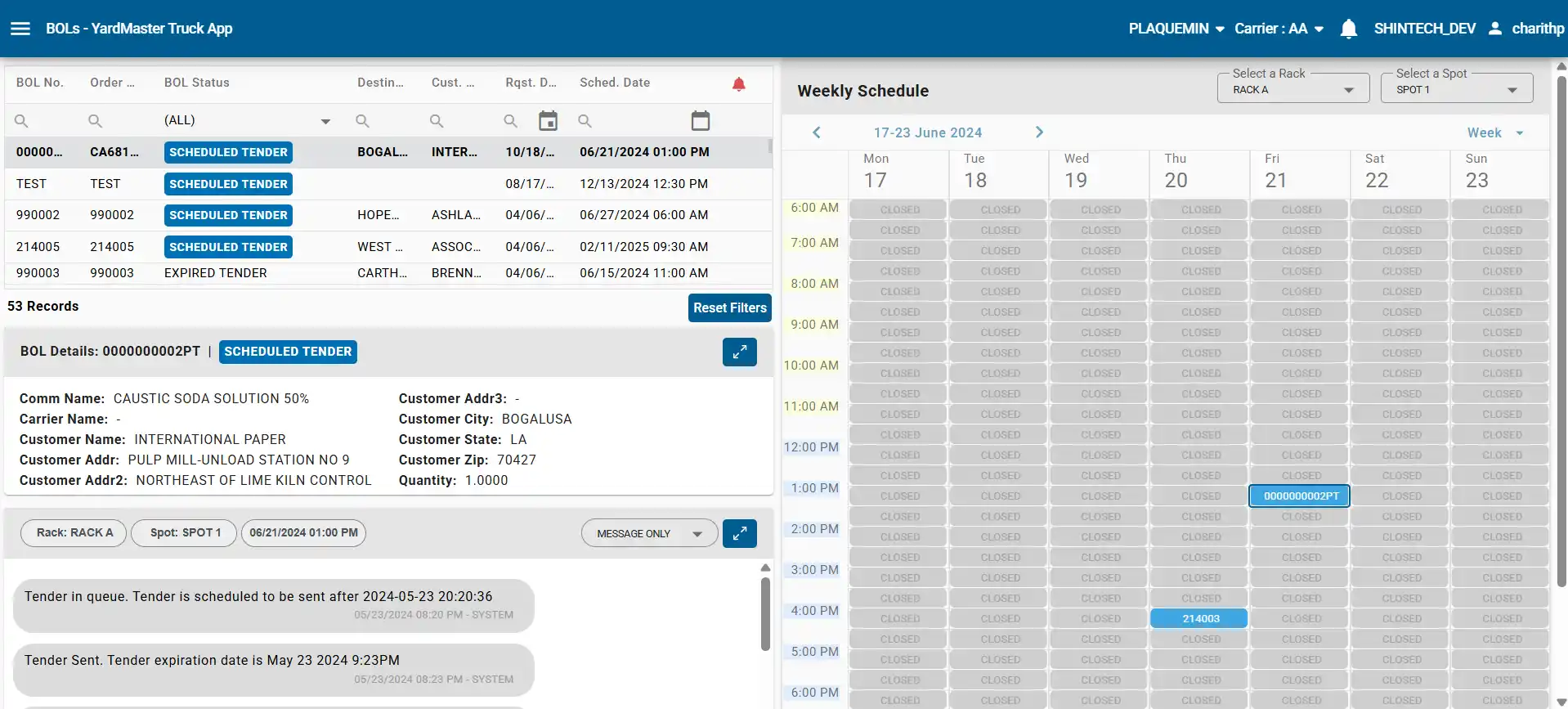 Yard Master Truck Portal screenshot 3